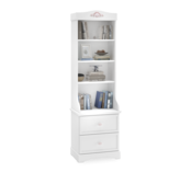 Rustic boekenkast kast wit meisjeskamer