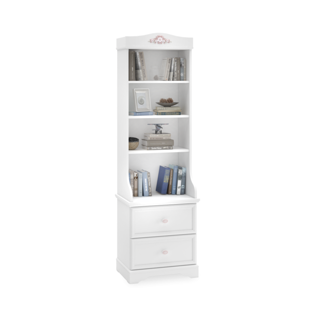 Rustic boekenkast kast wit meisjeskamer