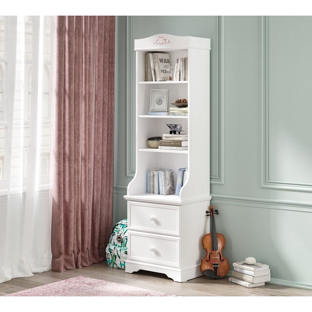 Rustic boekenkast kast wit meisjeskamer