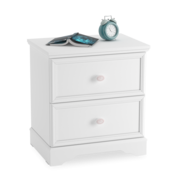 Rustic nachtkastje wit meisjeskamer