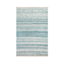 Pacific tapijt vloerkleed blauw wit gestreept