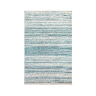 Pacific tapijt vloerkleed blauw wit gestreept