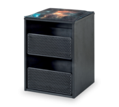 Dark nachtkastje bijzetkastje industriële tienerkamer