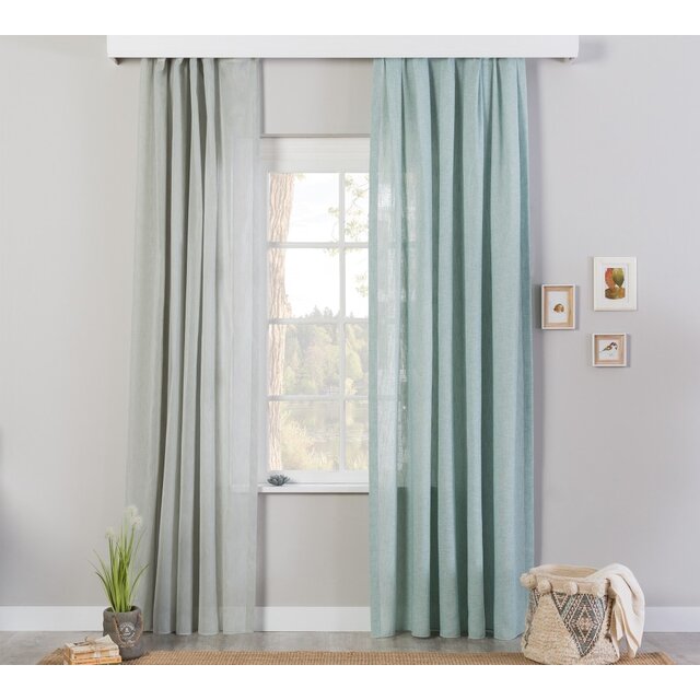 Pacific gordijn mint groen kinderkamer (100 x 260 cm)