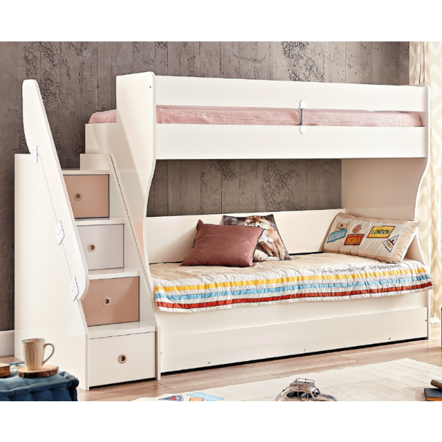 Tivoli stapelbed kinderbed met opbergruimte kinderkamer 190 x 90 cm