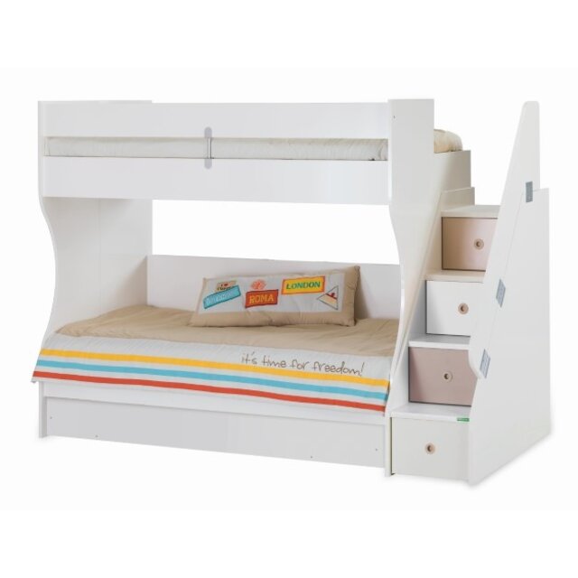 Tivoli stapelbed kinderbed met opbergruimte kinderkamer 190 x 90 cm