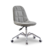 Moderne stoel bureaustoel grijs tienerkamer