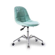 Moderne stoel bureaustoel turquoise tienerkamer