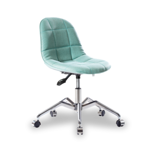 Moderne stoel bureaustoel turquoise tienerkamer