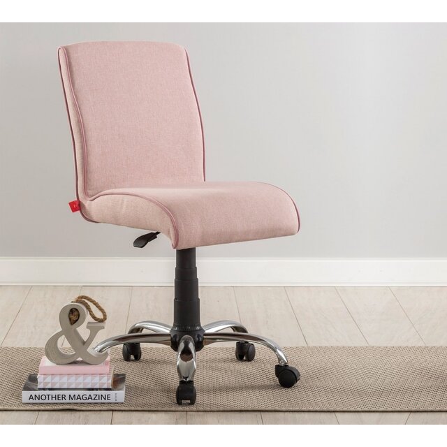 Soft stoel bureaustoel roze kinderkamer