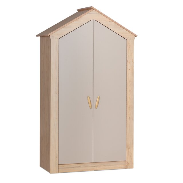 Cento 2-deurs kledingkast huisje kinderkamer Cento 2-deurs kledingkast huisje kinderkamer