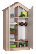 Cento 2-deurs kledingkast huisje kinderkamer Cento 2-deurs kledingkast huisje kinderkamer
