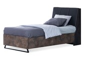 Trento industrieel opbergbed tienerkamer 200 x 120 cm OP = OP