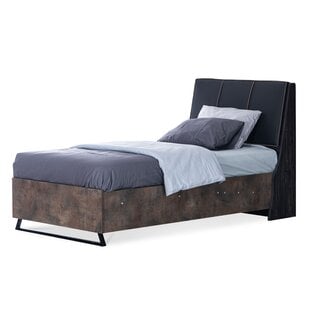 Trento industrieel opbergbed tienerkamer 200 x 120 cm OP = OP