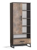 Trento boekenkast open kast industrieel tienerkamer OP = OP