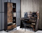 Trento boekenkast open kast industrieel tienerkamer OP = OP