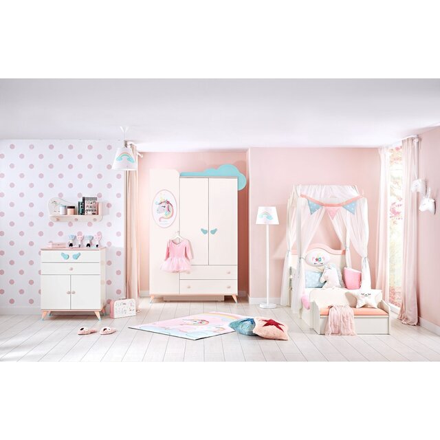 Unicorn commode ladekast kinderkamer ACTIE