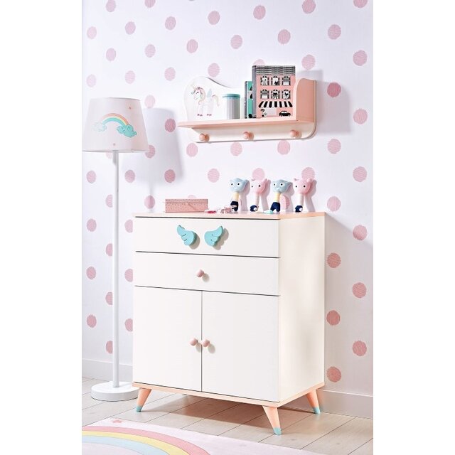 Unicorn wandplank meisjes kinderkamer