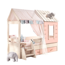 Cento Pink bedhuisje kinderbed meisjeskamer 200 x 90 cm