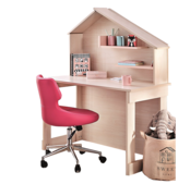 Cento Pink bureau kinderbureau huisje meisjeskamer Cento Pink bureau kinderbureau huisje meisjeskamer