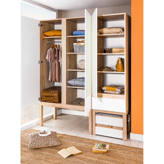 Elba poef met opbergruimte tienerkamer OP = OP