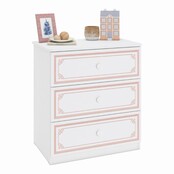 Emily Pink ladekast met spiegel meisjeskamer ACTIE Emily Pink ladekast met spiegel meisjeskamer ACTIE