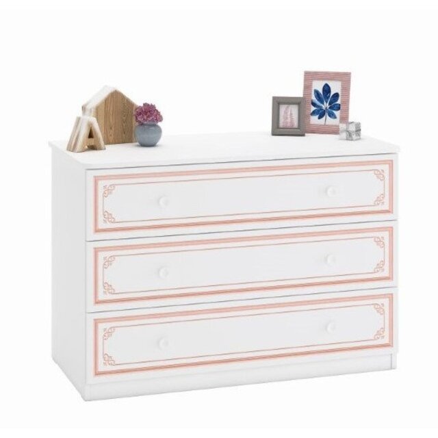 Emily Pink commode ladekast groot meisjeskamer Emily Pink commode ladekast groot meisjeskamer