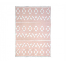 Pink Stripe vloerkleed dubbelzijdig meisjeskamer tienerkamer