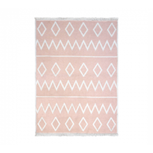 Pink Stripe vloerkleed dubbelzijdig meisjeskamer tienerkamer