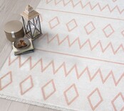 Pink Stripe vloerkleed dubbelzijdig meisjeskamer tienerkamer Pink Stripe vloerkleed dubbelzijdig meisjeskamer tienerkamer