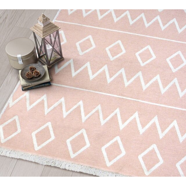 Pink Stripe vloerkleed dubbelzijdig meisjeskamer tienerkamer Pink Stripe vloerkleed dubbelzijdig meisjeskamer tienerkamer