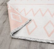 Pink Stripe vloerkleed dubbelzijdig meisjeskamer tienerkamer Pink Stripe vloerkleed dubbelzijdig meisjeskamer tienerkamer