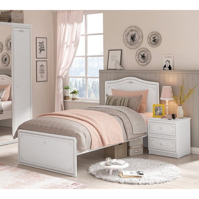 Emily  meisjesbed 200 x 100 cm Emily  meisjesbed 200 x 100 cm