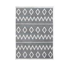 Grey Stripe vloerkleed dubbelzijdig tienerkamer
