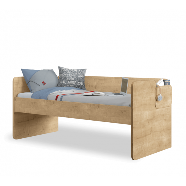 Stockholm Studio stapelbed met opbergtrap 200 x 90 cm