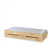 Stockholm Studio stapelbed met opbergtrap 200 x 90 cm