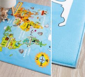Wereldkaart tapijt vloerkleed speelkleed kinderkamer Wereldkaart tapijt vloerkleed speelkleed kinderkamer