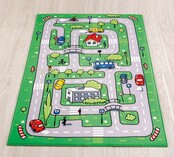 Verkeerstapijt vloerkleed speelkleed auto kinderkamer