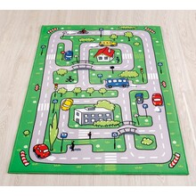 Verkeerstapijt vloerkleed speelkleed auto kinderkamer