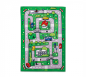 Verkeerstapijt vloerkleed speelkleed auto kinderkamer