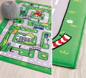 Verkeerstapijt vloerkleed speelkleed auto kinderkamer