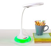 Bureaulamp wit met kleuren en dimbaar Bureaulamp wit met kleuren en dimbaar