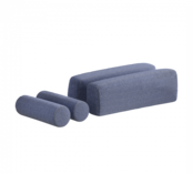 Stockholm Studio bedbank houtlook 200 x 90 cm