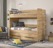 Stockholm Studio setprijs kinderkamer | stapelbed - 2 deurs kledingkast - bureau Stockholm Studio setprijs kinderkamer | stapelbed - 2 deurs kledingkast - bureau