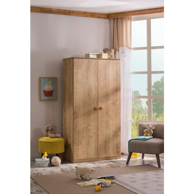 Stockholm Studio setprijs kinderkamer | stapelbed - 2 deurs kledingkast - bureau Stockholm Studio setprijs kinderkamer | stapelbed - 2 deurs kledingkast - bureau