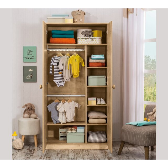 Stockholm Studio setprijs kinderkamer | stapelbed - 2 deurs kledingkast - bureau Stockholm Studio setprijs kinderkamer | stapelbed - 2 deurs kledingkast - bureau