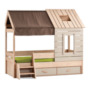 Cento | bedhuisje - 2 deurs kledingkast - boekenkast