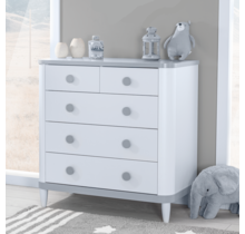 Novi commode wit grijs babykamer