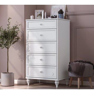 Romance hoge ladekast commode kinderkamer
