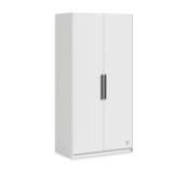 California tienerkamer 2-deurs kledingkast wit